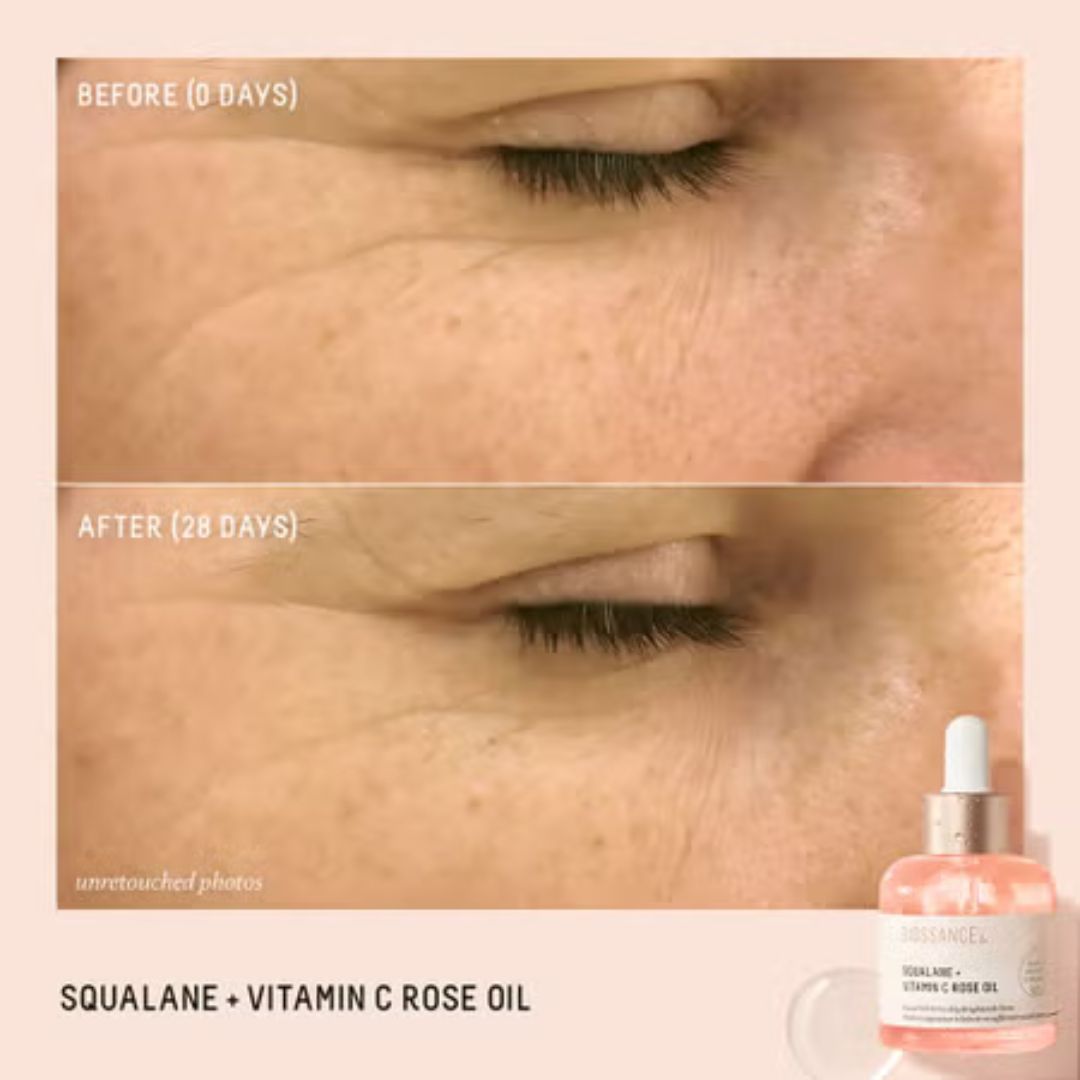 Biossance Squalane + Vitamin C Rose Firming Oil