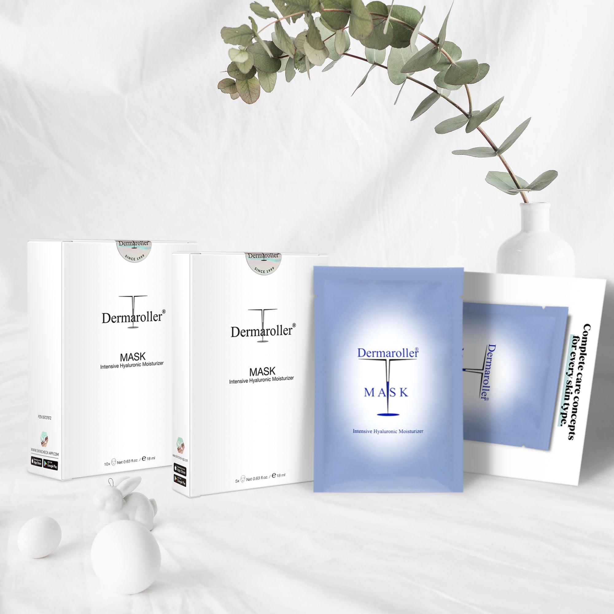 Dermaroller Silk Face Masks